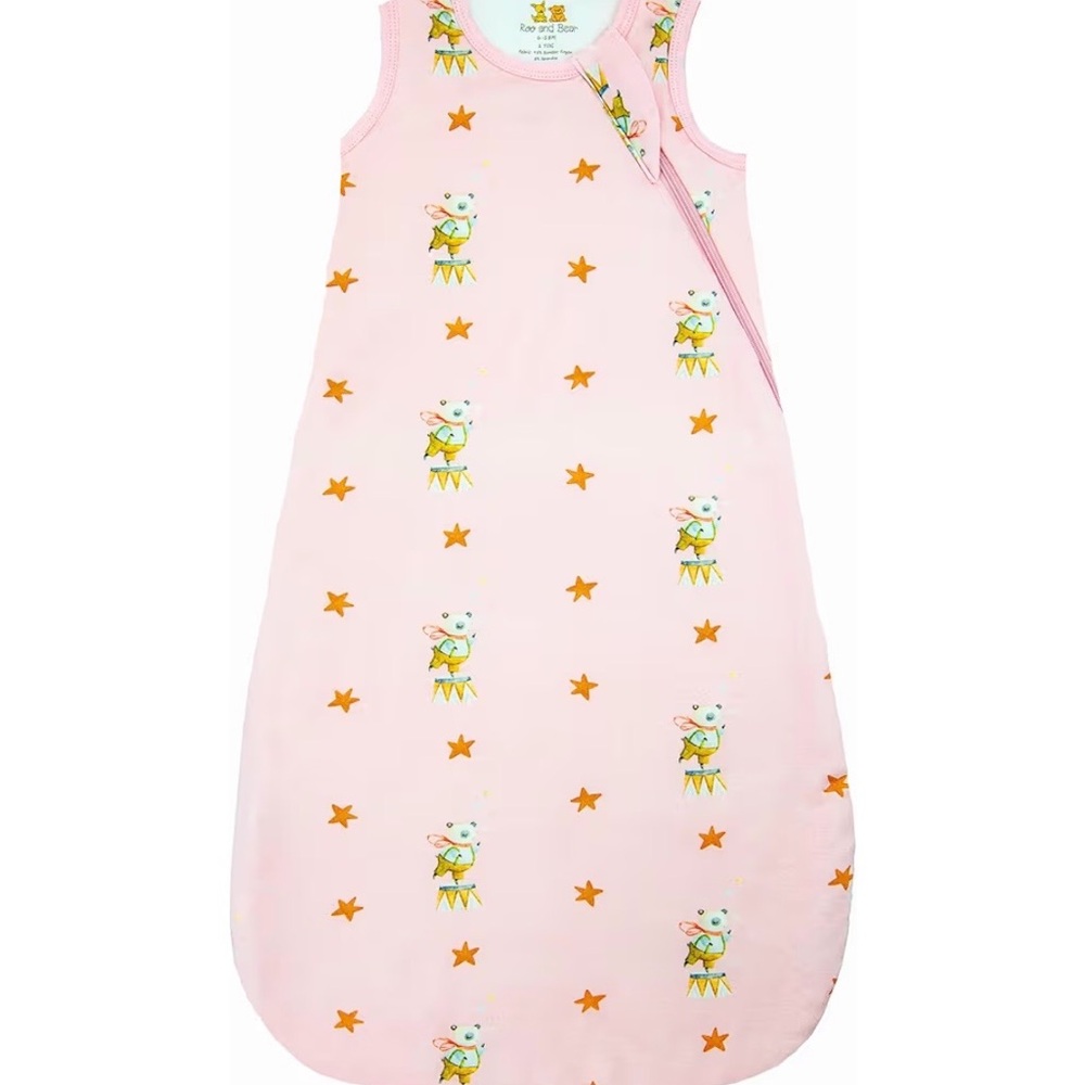 Rayon made from Bamboo Baby Sleep Sack Supersoft 6-18 months Pink -Circus Panda